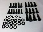 Citroen C2 VTS BLACK STAINLESS STEEL CAM COVER BOLTS JP4 Engine