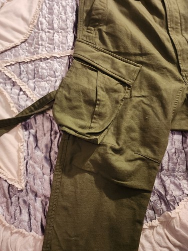 MAHARISHI 8092 LOW CARGO 3/4 PANTS OLIVE COLOR SIZE LARGE (44-46)OG 107 CREW - Picture 3 of 24