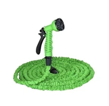 100 Feet Expandable Garden Hose with Multi-Function Spray Nozzle