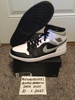 Nike Air Jordan 1 Mid White Shadow sz 13 s-l400.jpg main image 2