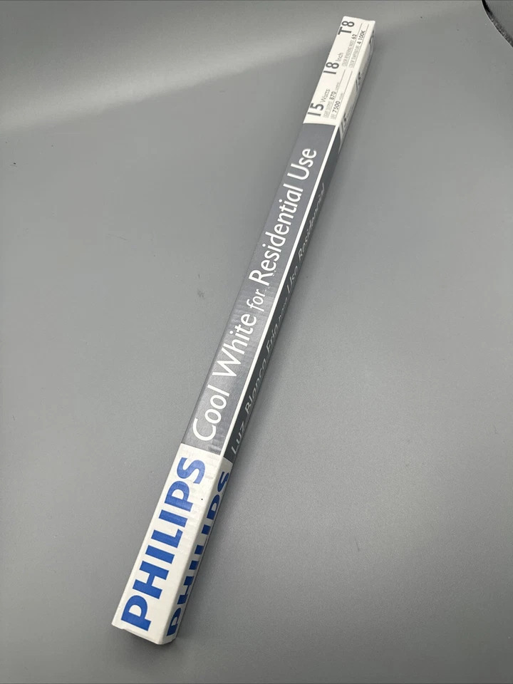 Phillips 15-Watt 18 in. Linear T8 Fluorescent Tube Light Bulb Cool White - Image 2 of 4