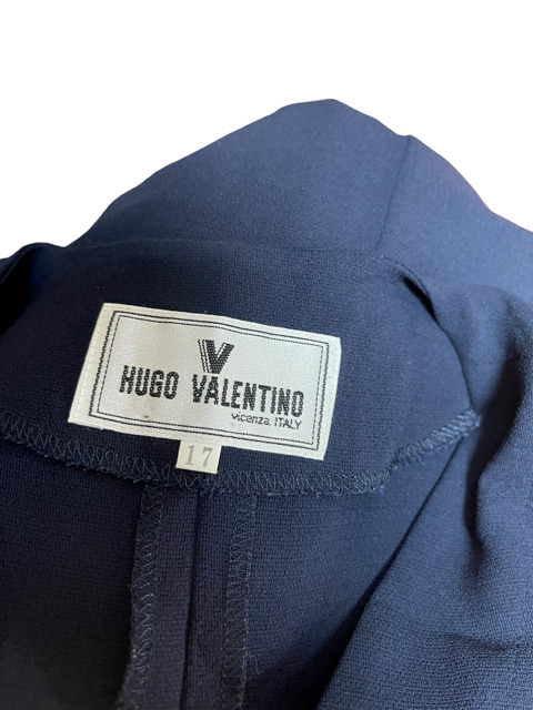 Valentino Womens Medium Large Jacket Navy Blue Cl… - image 9