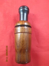 Vintage  Wooden Goose Predator Hunting Call OAK & Molded design