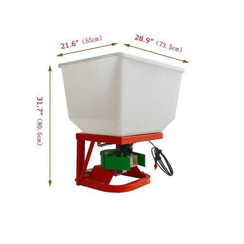 ATV/UTV 265lbs Tractor Seed and Fertilizer Broadcast Spreader Garden Spreader - Picture 3 of 15