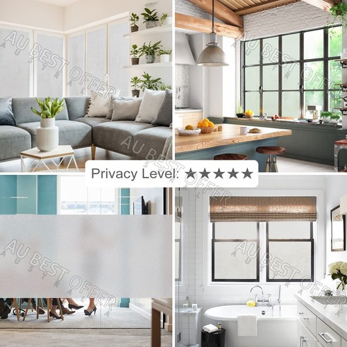 90cm*3m/5m Clear Frosted Home Window Glass Removable Privacy Film AU - Picture 7 of 14