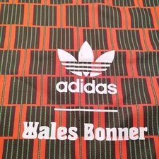 Adidas Wales Bonner Drawstring Bag, Black White Red