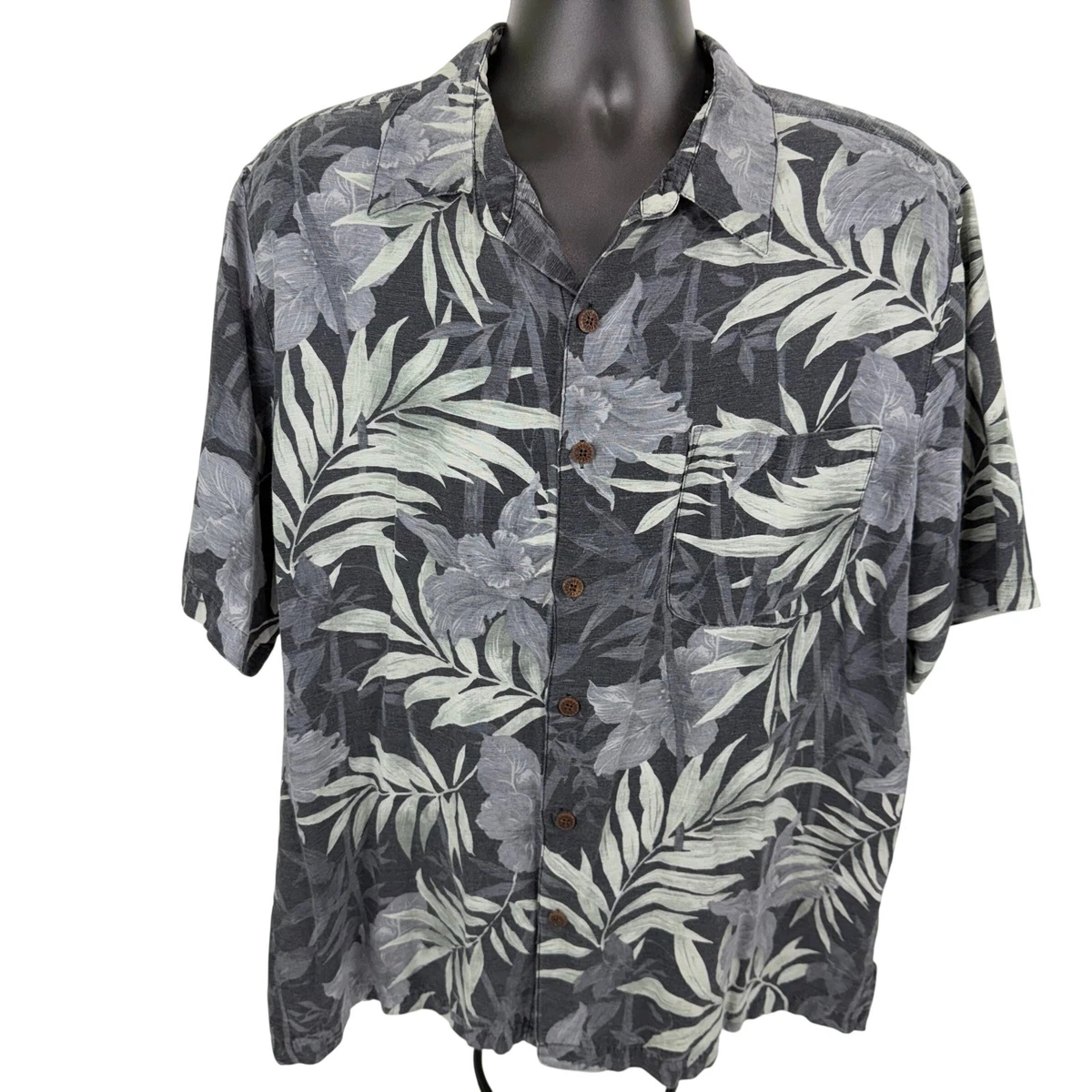 Chemise homme Caribbean Joe XXL bleu tropical boutonnée 100