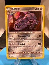 Steelix 139/236 Holo Rare Cosmic Eclipse Pokemon TCG LP
