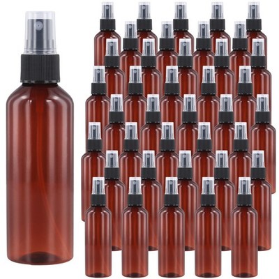 ZEOABSY 6 Pack 120ml Flacone Spray in Plastica Trasparente Con Spruzzatore Bianca, 120 ml Bottiglie Vuote Riutilizzabile da Viaggio Casa Contenitori per Profumo Pulizia della Casa + 1 x imbuto