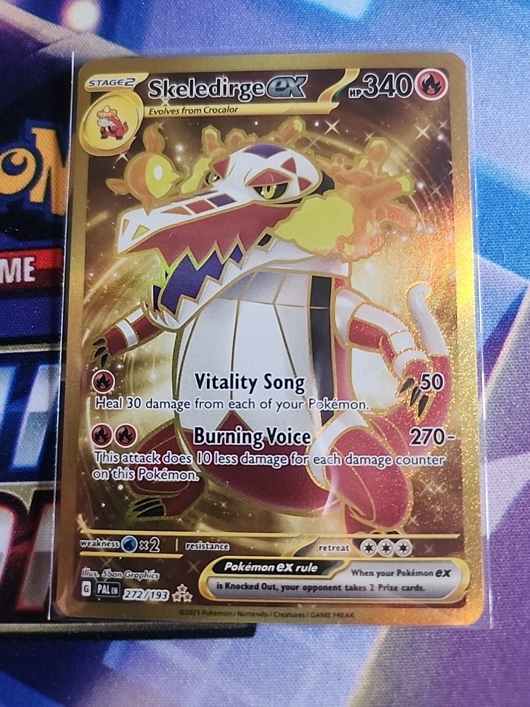 Skeledirge ex 272/193 Sv02: Paldea Evolved NM