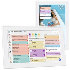 Digital Calendar with Touch Screen, Wall Mountable, Multi-Platform Calendar S...
