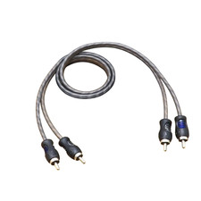 RECOIL RCI21 1Ft 2-Channel RCA Audio Cable Twisted Pair Noise Reduction 100 O