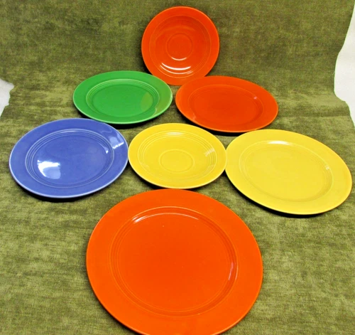 Homer Laughlin China  Harlequin Plate Lot