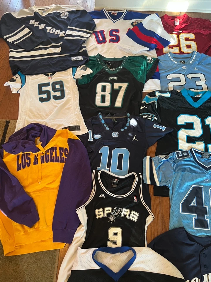 🔥 ¡Lote de 20 camisetas deportivas surtidas! 🏈🏀⚾ - ¡VER DESCRIPCIÓN! 🔥 NIKE, REEBOK Foto 4 de 4