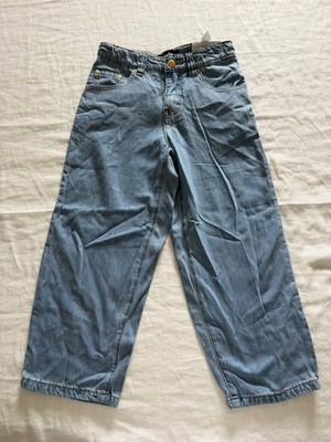 Girls Molo Aiden Extra Relaxed Leg And Thigh Summer Wash Índigo Size 8Y NWT