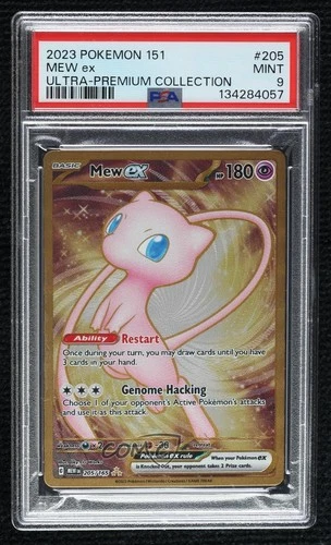 Mew ex (Ultra Premium Collection Metal Card) Pokemon Scarlet & Violet 151 PSA 9