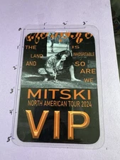 Mitski commemorative 2024 backstage pass/laminate and lanyard
