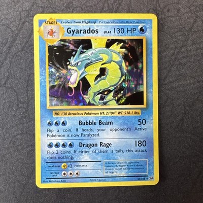 Gyarados 34/108 Evolutions Holo XY Pokemon MJ