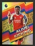 Bukayo Saka 2025-26 Topps Chrome Premier League Alive And Kicking Gold /50