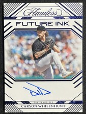 2024 Flawless Carson Whisenhunt Future Ink Auto /15 Giants