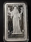 PAMP 10 oz Silver Bar Lady of Justice Sealed .999 Fine Silver