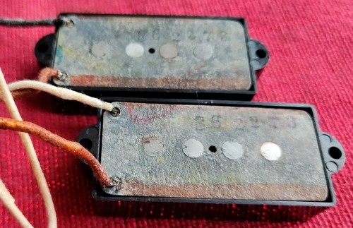 2 x Fender Precision bass Pickups 1973 very good conditions - 36 22 73 - Imagen 3 de 22