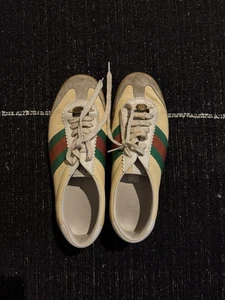 Très Rare Baskets Baskets basses Gucci G74 Cuir Homme Taille Homme 8,5 Multicolore »