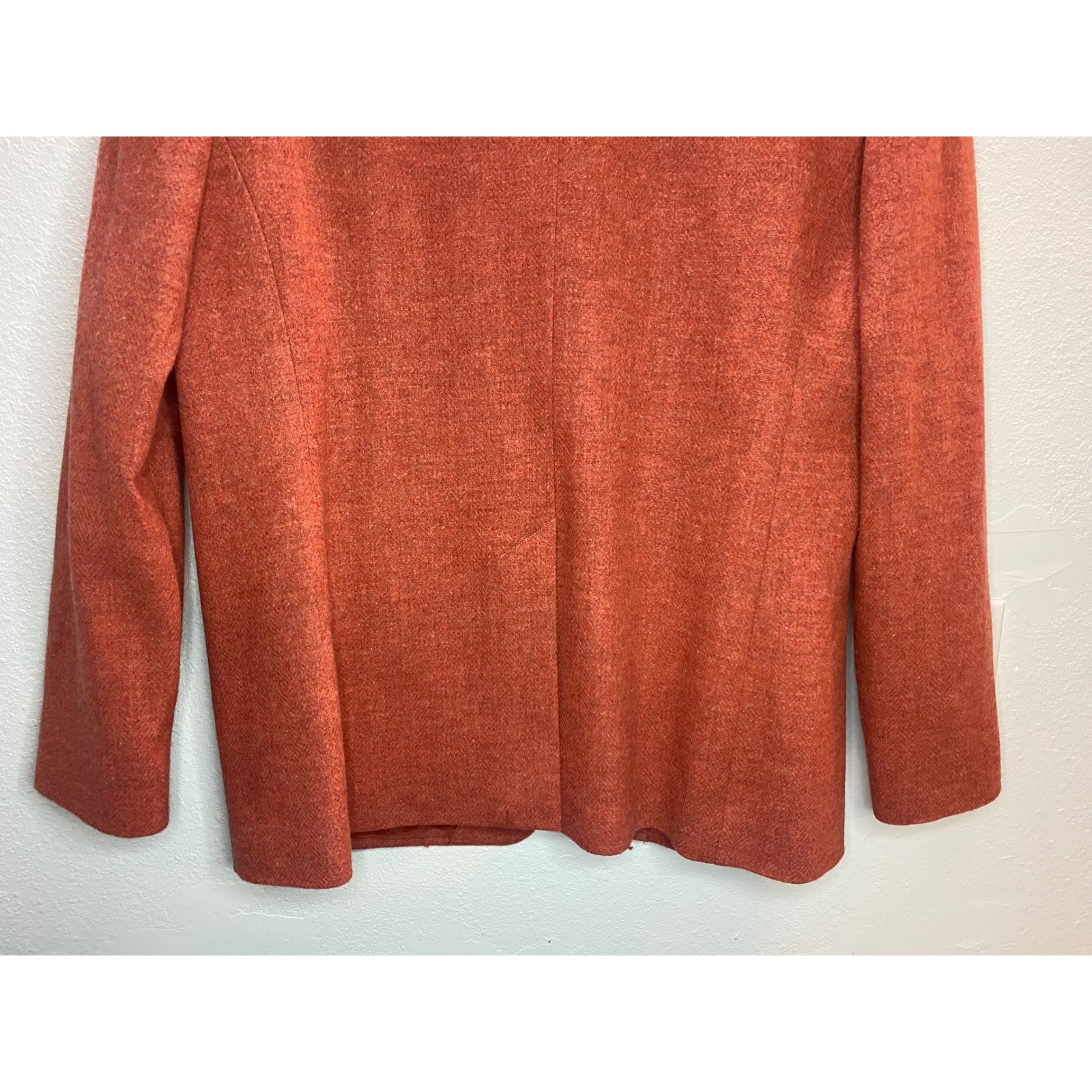 Pendleton Wool Blazer Jacket Womens L Orange Exce… - image 12
