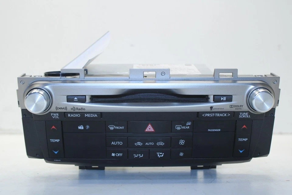 Lexus GS350 2014 navegación audio radio placa frontal panel de control con receptor Foto 2 de 4