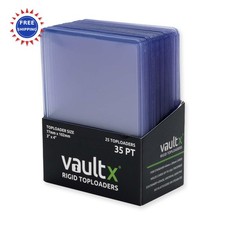 Trading Cards Premium Extra Thick 25 Pack Toploaders 35pt 3 x 4 Clear Holders