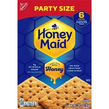 HONEY MAID Graham Crackers, Lunch Snacks, Party Size, 28.8 oz