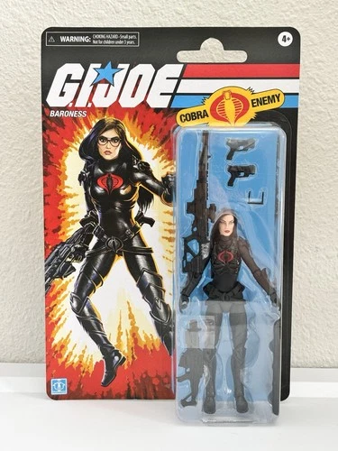 New ListingG.I. Joe Classified BARONESS 6 Inch Figure Walmart Exclusive Retro Card NEW