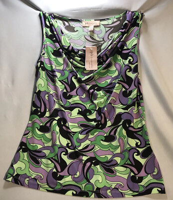Philosophy Women's Paisley Colored Tank Top Size XS