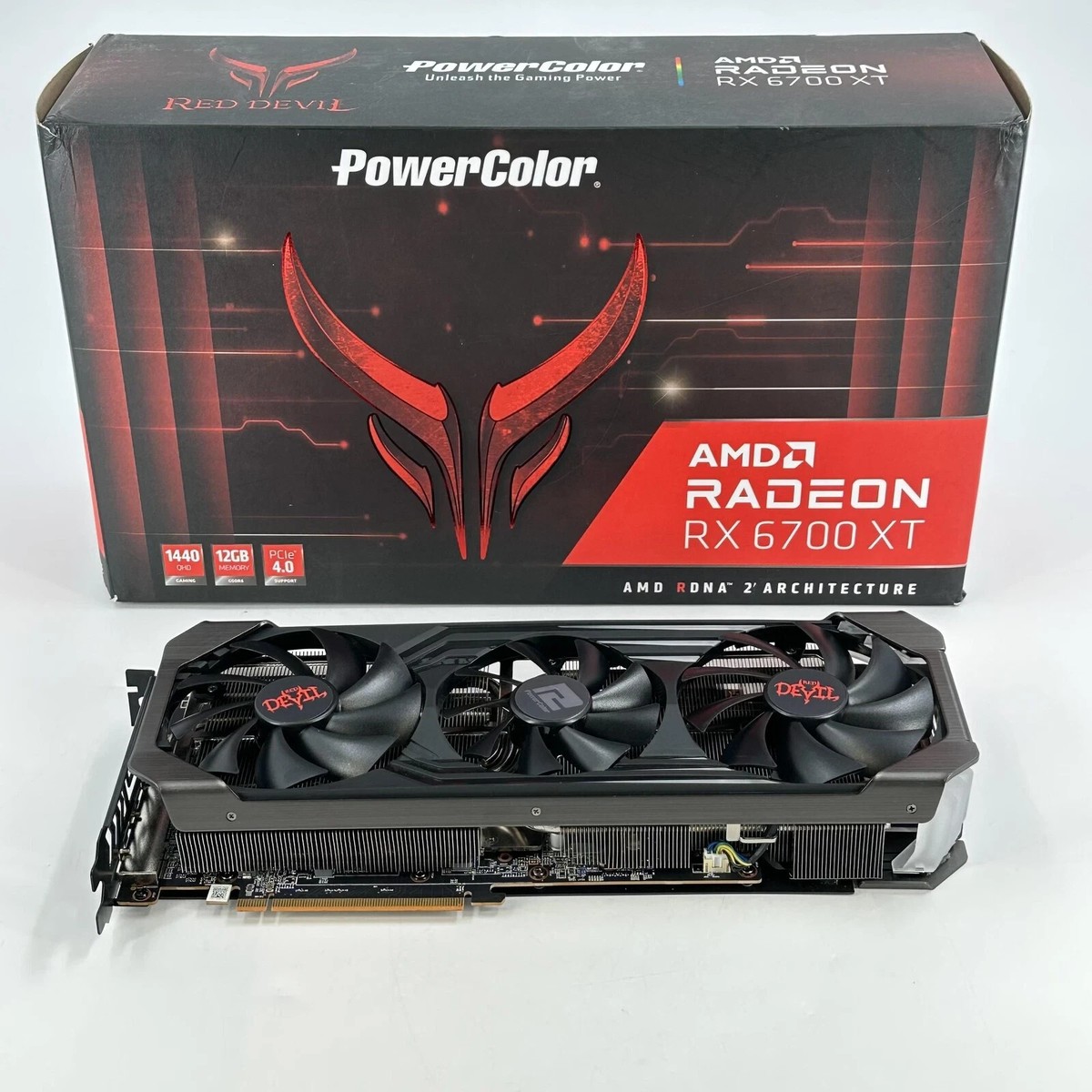 Red Devil AMD Radeon™ RX 6700 XT 12GB PowerColor Red Devil AMD Radeon RX 6700 XT 12GB GDDR6 GPU