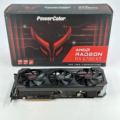 PowerColor Red Devil AMD Radeon RX 6700 XT 12GB GDDR6 GPU Barely Used