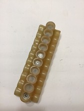 Multi-cable Connector, Insulated, Dual Entry. 10 Ports, Clear