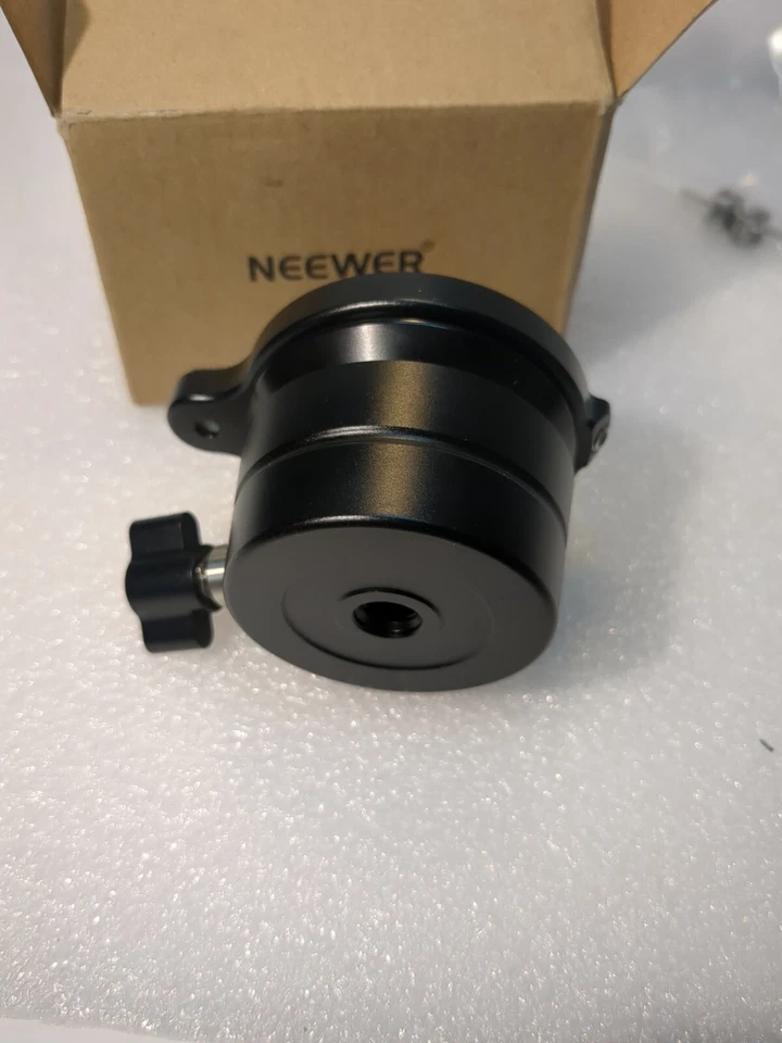 Neewer Trípode Base Niveladora Cámara Nivelador con Placa de Ajuste de Nivel de Burbuja Foto 2 de 4