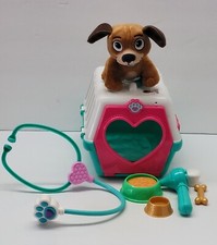 Disney Doc McStuffins On The Go Pet Vet Carrier "Findo" Dog Plush Play Set