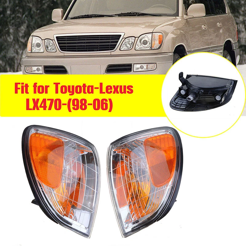 NUEVO Para Lexus LX470 1998-2007 Lámpara de señalización lateral Luces de esquina Señal de giro de estacionamiento Foto 2 de 4
