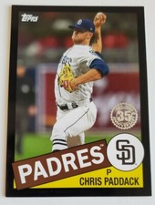 2020 Topps 1985 35th Black Chris Paddack San Diego Padres 85-83 #'d 267/299