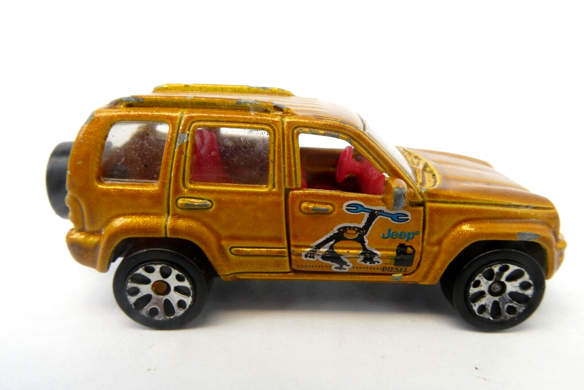 2000 Mattel Matchbox Jeep Liberty DCC Diesel Monkey Design Toy Car