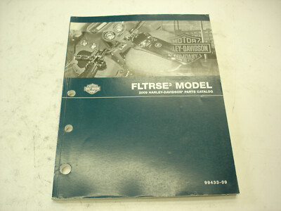 HARLEY-DAVIDSON Motorcycle FLTRSE3 Model Parts Catalog 2009 P/N