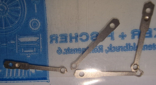 M+F Merker Fischer Nº 6155 palanca delantera Lbst. 10,5 mm 4 unidades nuevo embalaje original | Zustand: Neu