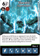 The Amazing Spider-Man Dice Masters Card & Dice #85 Electro Supercharged 