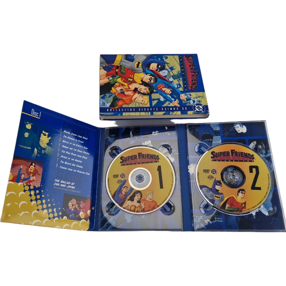 DC Comics: Super Amigos Volumen 2 DVD DigiPack Colección Clásica 2005 Zona A - Imagen 3 de 4