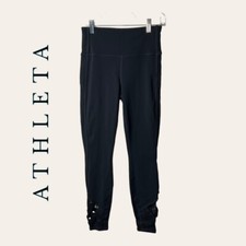 0324W. ATHLETA LEGGINGS SIZE XSMALL BLACK IN COLOR