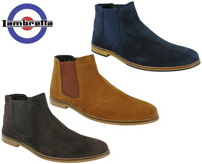 Lambretta Desierto Botas Chelsea Ante Hombre Planas Modernas Mod JACKSON |  eBay