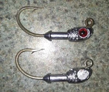 10 SWIMBAIT JIG HEADS 1/4oz Jigs Minnow Heads 4/0 X-STRONG MUSTAD HOOK T&A JIGS