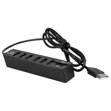 USB Hub 6 Splitter de port SD SDHC TF Lecteur de carte mémoire PC Adaptateur Combo pour ordinateur