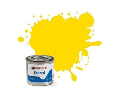 Peinture émail Revell 32112 Jaune Brillant 14ml – RAL1018, Pour Maquettes Et Modélisme